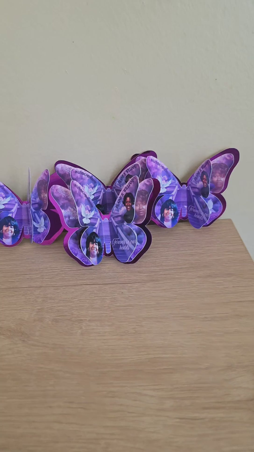 Butterfly keepsake pins
